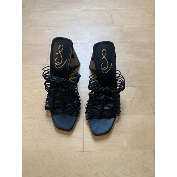 Sam Edelman "Laurette" BNWT strappy sandal black Womens NEW - Picture 3 of 10